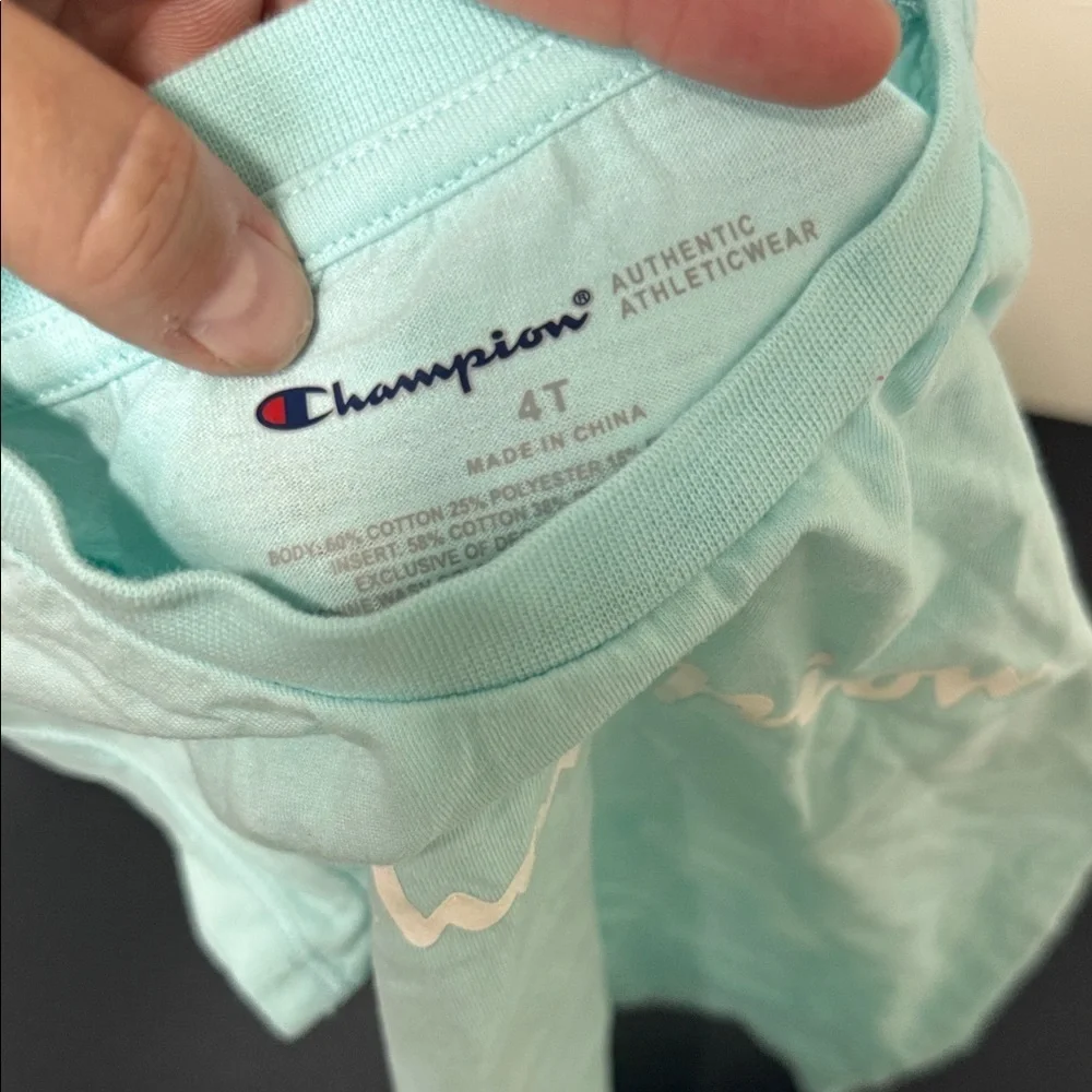Champion Kids Light Blue Short Sleeve Tee